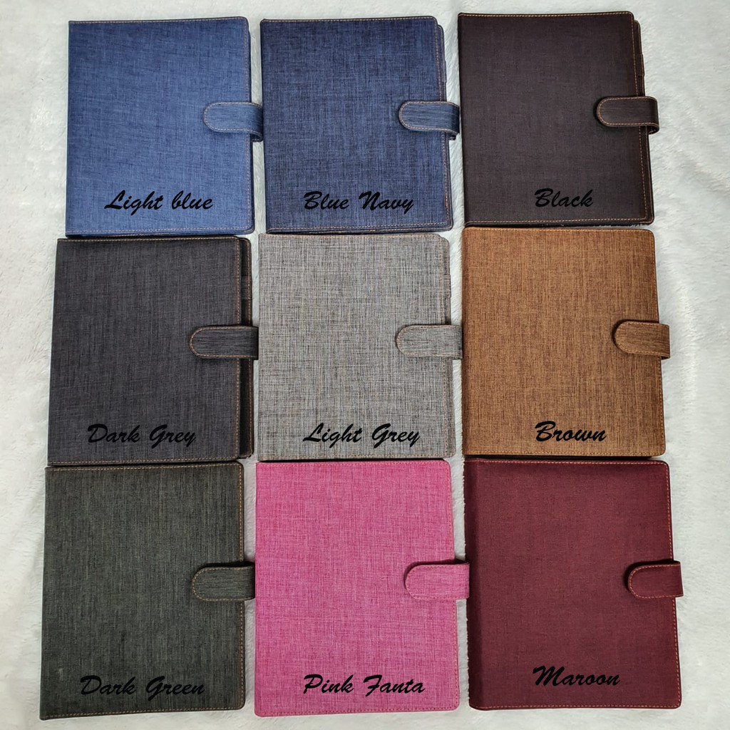 

BINDER BAHAN JEANS/DENIM 9 WARNA PILIHAN A5 DAN B5