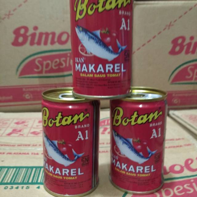 

Sarden botan kecil 155g/botan mackerel