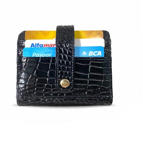 SALE MEIMEISHOP LAVA CARD HOLDER CROCO FASHION WALLET CREDIT CARD HOLDER MINI WALLET LOKAL BATAM
