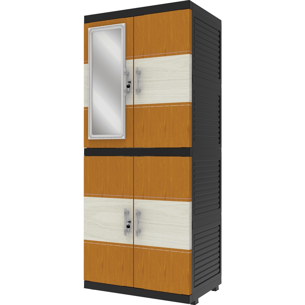 Lemari MSC Naiba Fit Mirror (INSTAN)