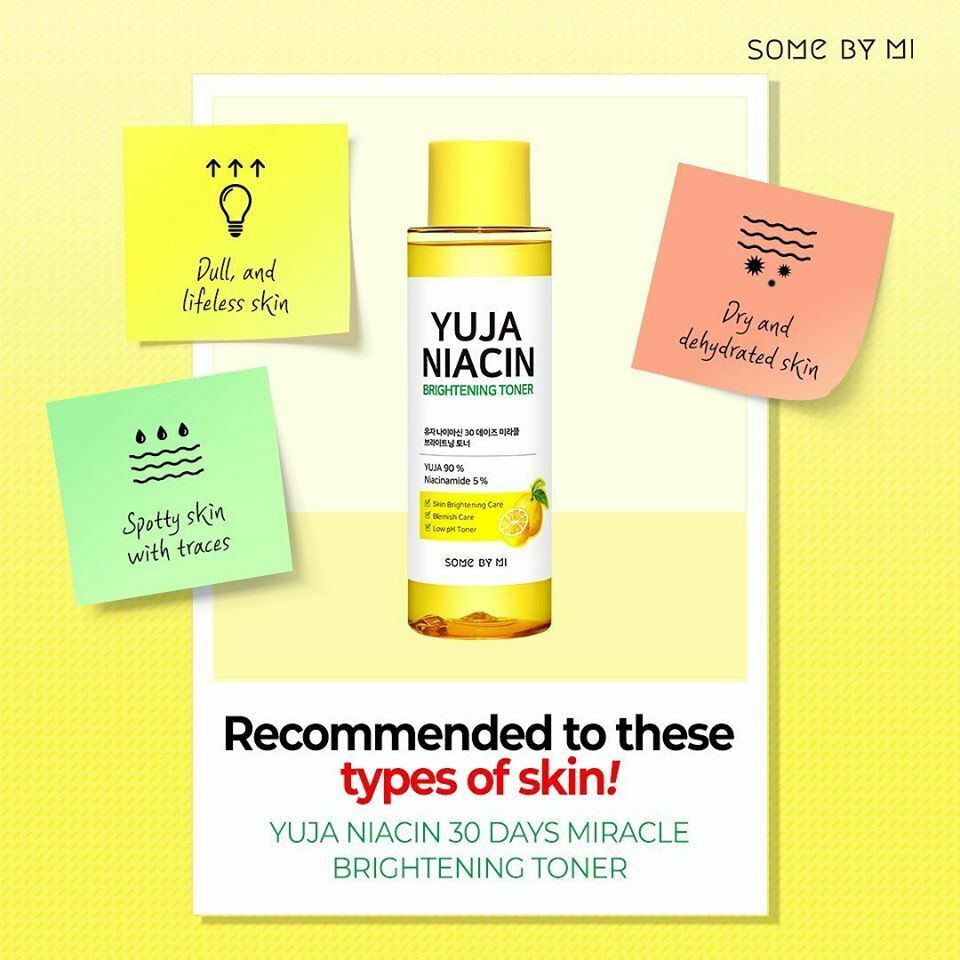 [PROMO SPESIAL] SOMEBYMI YUJA NIACIN 30 DAYS MIRACLE BRIGHTENING TONER 150ML 100% ORIGINAL KOREA