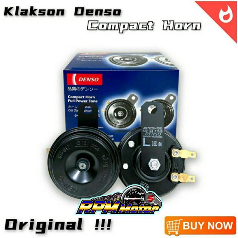 Jual Klakson Denso Suara Avanza/Kijang Innova 12 Volt WaterProof 100