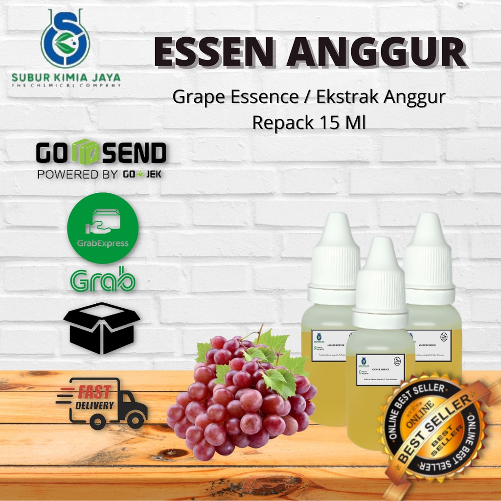 

Esen Anggur / Essen Anggur / Essence Grape murni 15 ml