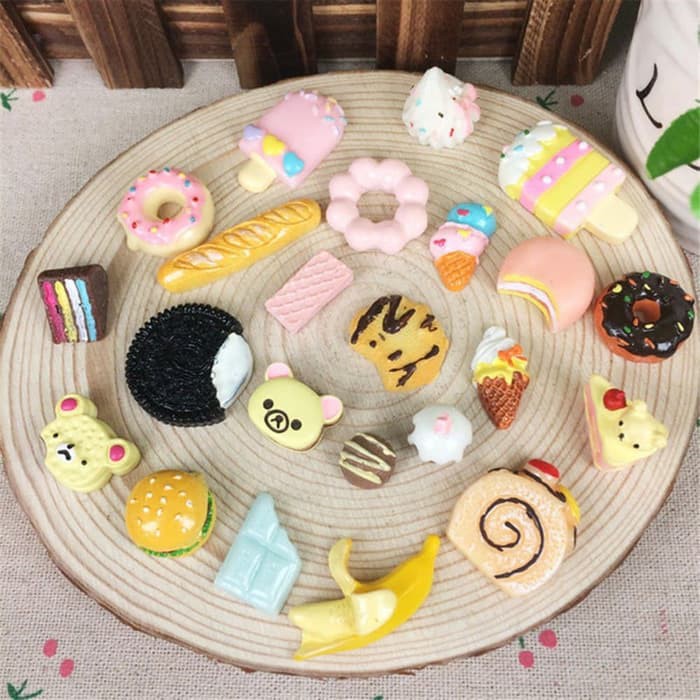 Mini fastfood and Rilakkuma (10pcs)