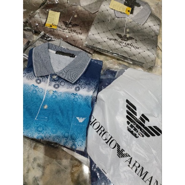 Kaos Kerah Giorgio Armani import