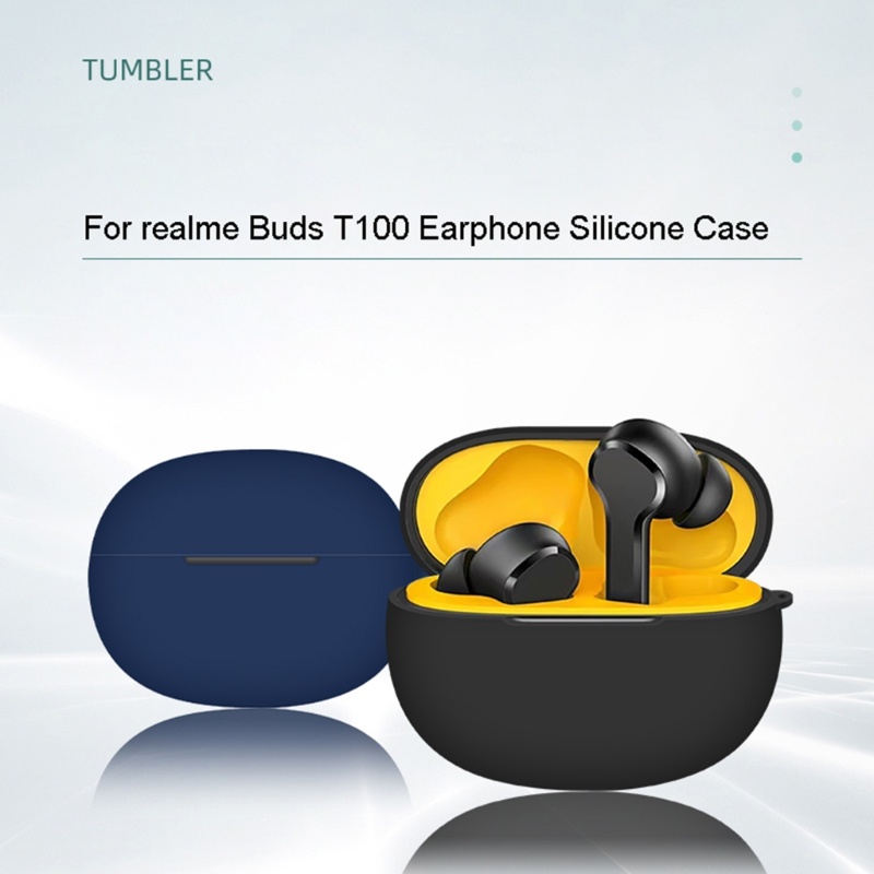 Btsg Earphone Shockproof Housing Penutup Ramah Kulit Untuk Tunas T100 Dapat Dicuci Untuk Shell Pelindung Non-slip Lengan Impact-