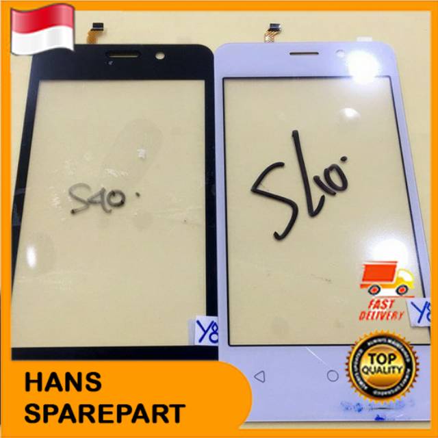TOUCHSCREEN LAYAR SENTUH KACA DEPAN ADVAN S40 ORIGINAL READY