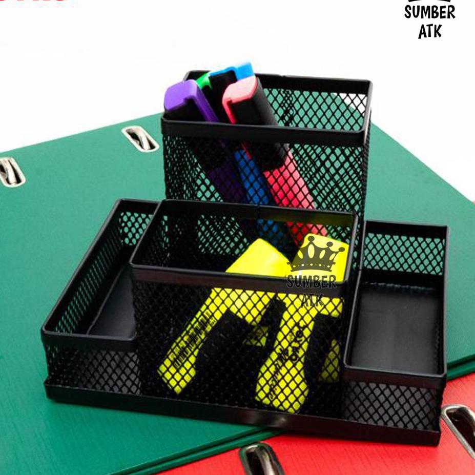 

Terlaris Desk Set DS-19 / Pen Holder / Tempat Alat Tulis Jaring Jala Joyko