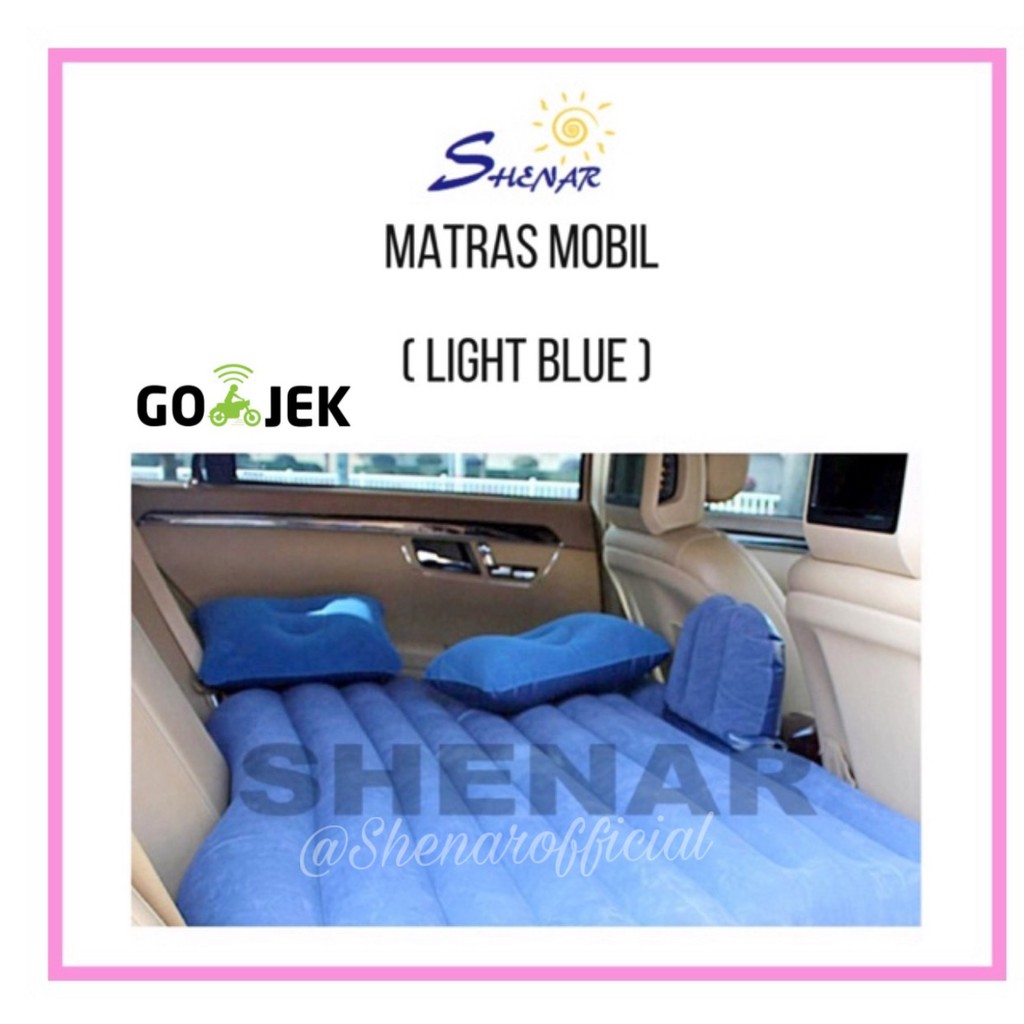 KASUR MOBIL/ MATRAS SERBAGUNA/ AIR BED KASUR ANGIN MOBIL /MATRAS MOBIL + POMPA, SHENAR