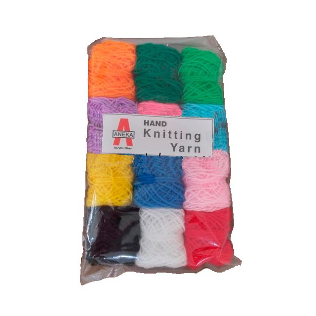 PAKET Benang  Rajut Wool Wol Siet  Yarn MIX 
