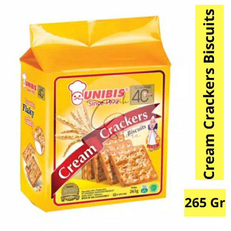 

Unibis Cream Crackers | Biskuit Malkist original 248 gr