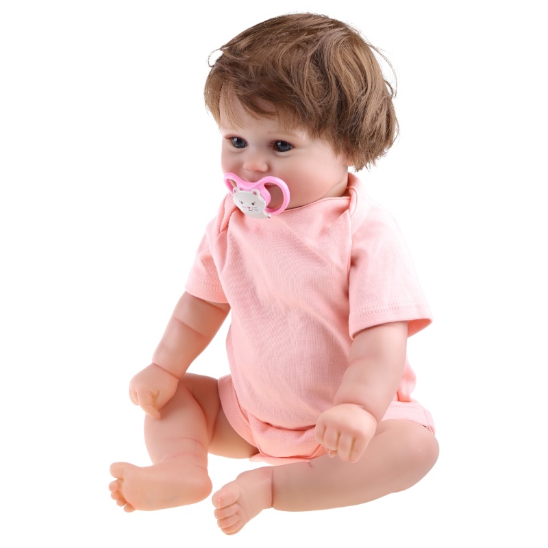 Mary Preschool Real Life Pink Dolls Soft Body Baby for Doll Silikon Realistis Reborn Baby Untuk Boneka 20inci Baby for Do