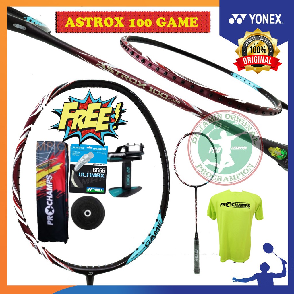 Jual NEW YONEX ASTROX 100 GAME KURENAI RAKET BADMINTON ORIGINAL ...