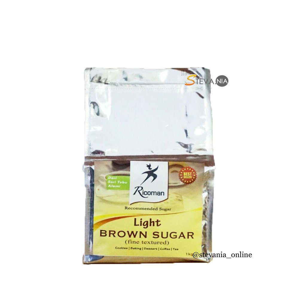 

Ricoman Light Brown Sugar 1KG