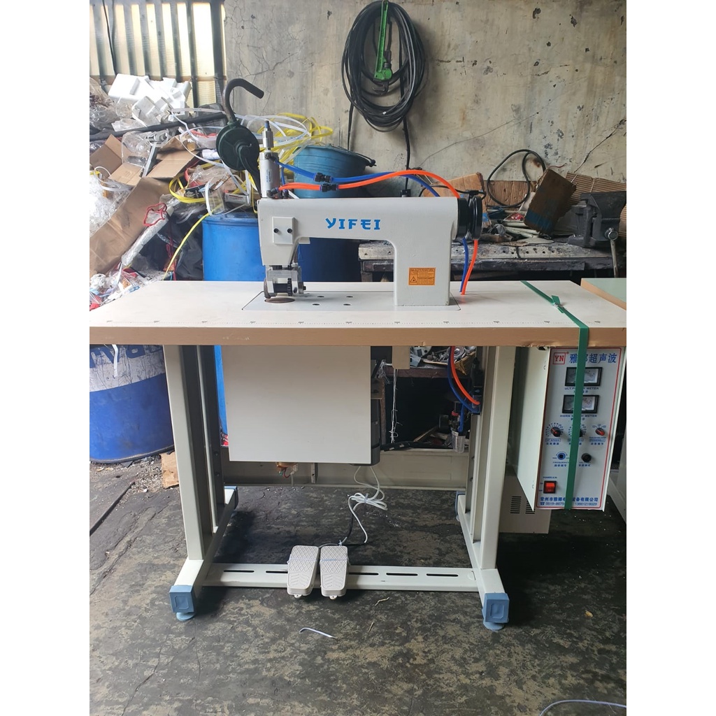 Mesin Jahit Ultrasonik/Ultrasonic spunbond tas/mesin press ultrasonik