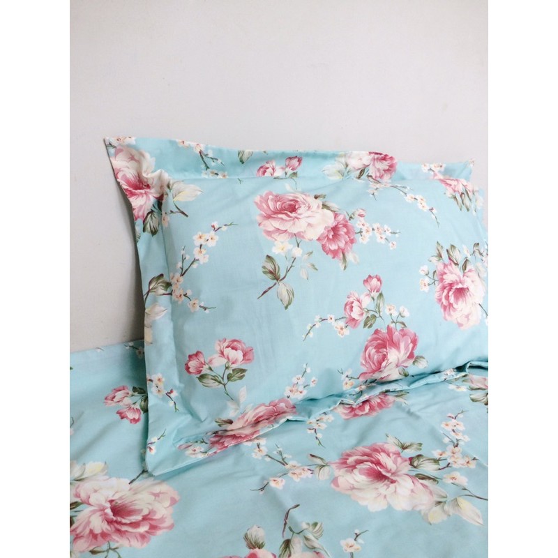 160x200x19 Seprai Queen Floral tosca / motif shabby chic / sprei cantik