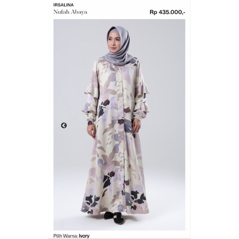preloved irsalina nufah abaya