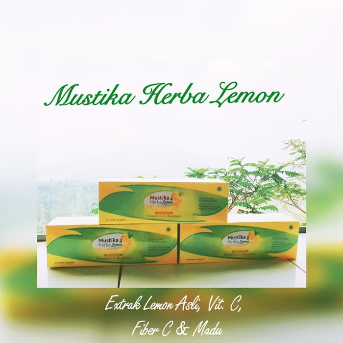 Jual Mhlemon Mustika Herbal Lemon Kota Bekasi Zafranolshop Tokopedia