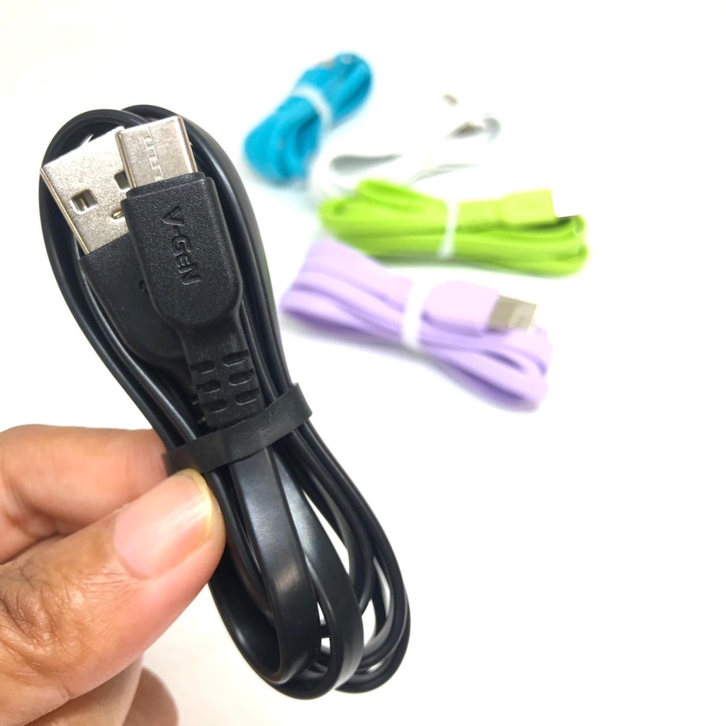 PROMO 1PCS V-Gen Type C USB Cable Data Fast Charging 2,4A