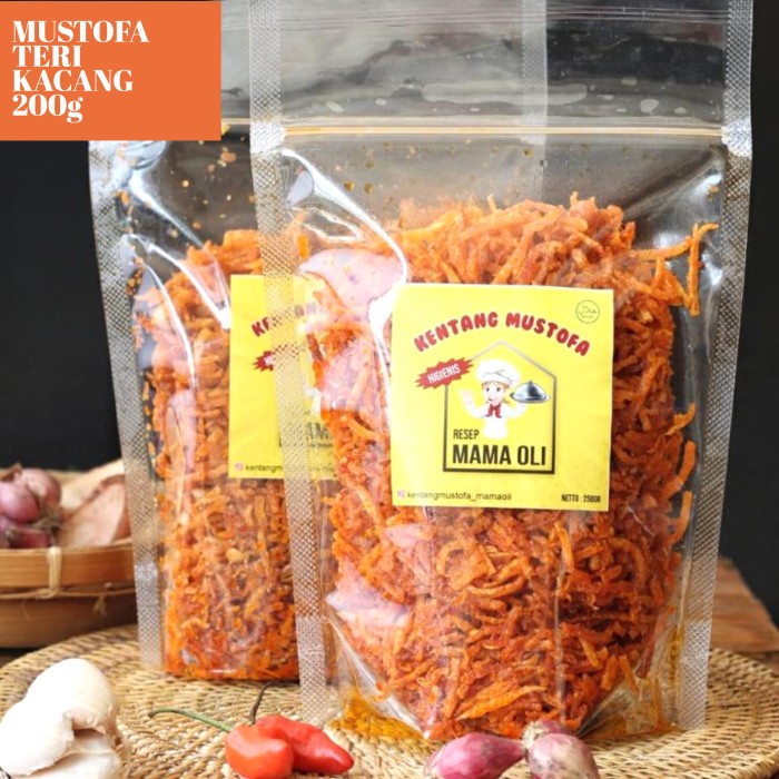 

MURAH Kentang Mustofa - Kering Kentang Teri Kacang 200gr - standing pouch