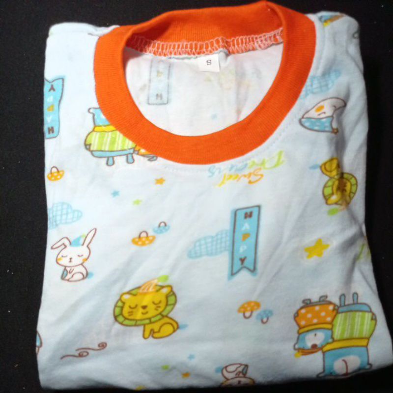 setelan anak laki laki Qkids Size S (Usia 3-4 tahun) Lengan pendek Celana Pendek bahan Libby Velvet junior-9