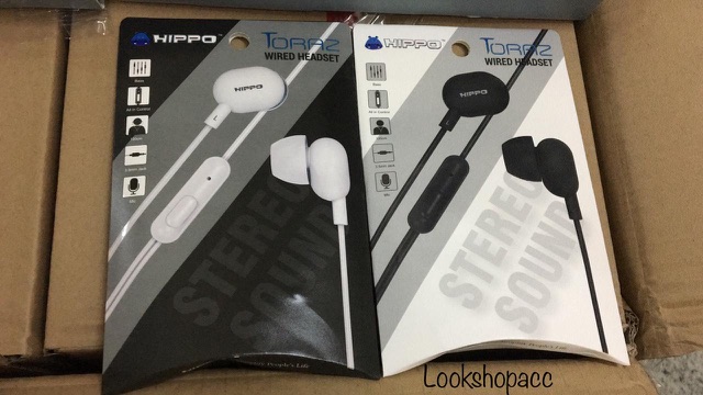 ECER HIPPO Handsfree TORAZ Stereo Sound Handset Wiredheadset HIPPO Toraz Satuan / eceran