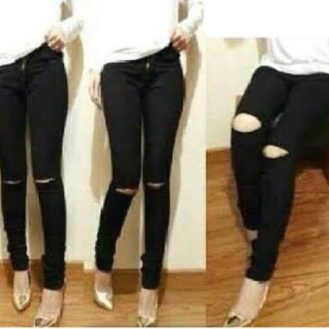 Miss Hotty Ripped Jeans Bkk Ready Original Premium