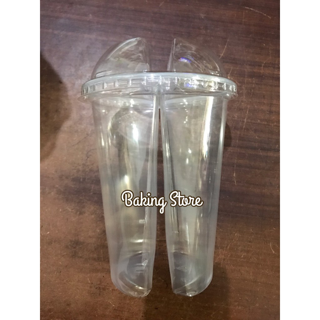 Plastic Cup Cup  - Gelas Plastik Twin 32Oz