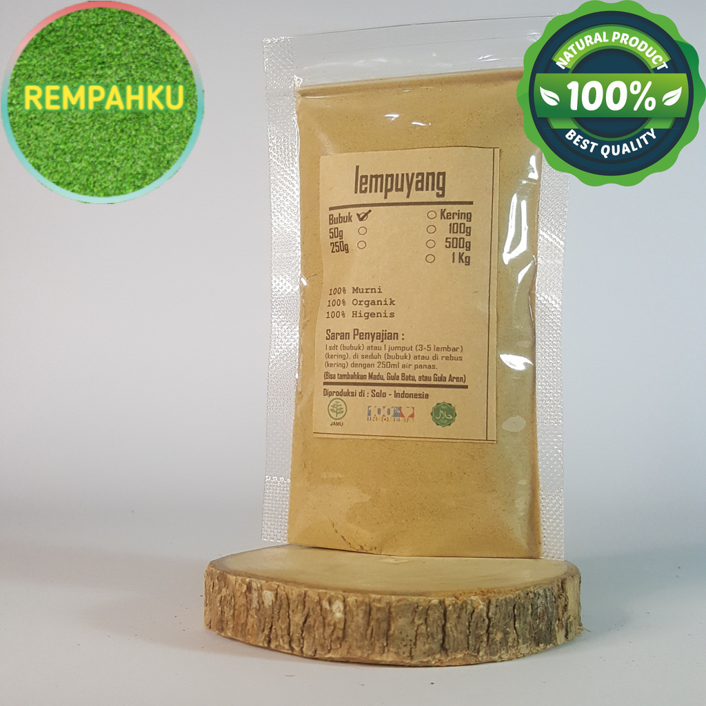 

LEMPUYANG / PUYANG BUBUK 500 GRAM - Zingiber Zerumbet - MURNI -