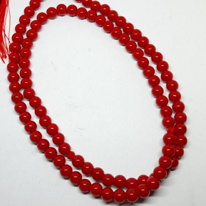➬ TASBIH BATU MARJAN ORIGINAL 99BUTIR 8MM ➢