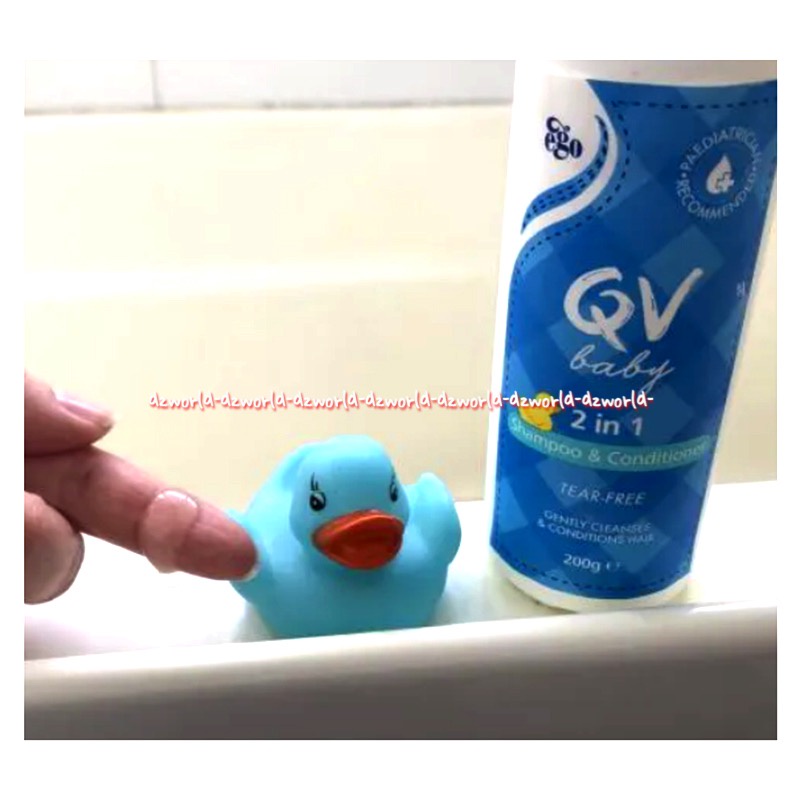 QV Baby 2in1 200gr Shampoo &amp; Conditioner Tear Fress Shampo Bayi Tidak Perih dimata Qvbaby