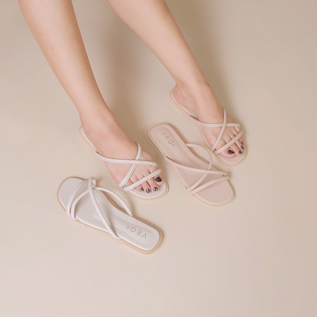 Sandal Teplek Tali Silang Sweet G2 Sendal Flat Wanita