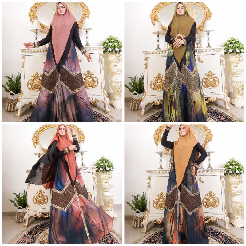 Baju Muslim Wanita Syar'i Ramadhani Syar'i by Alqiblat