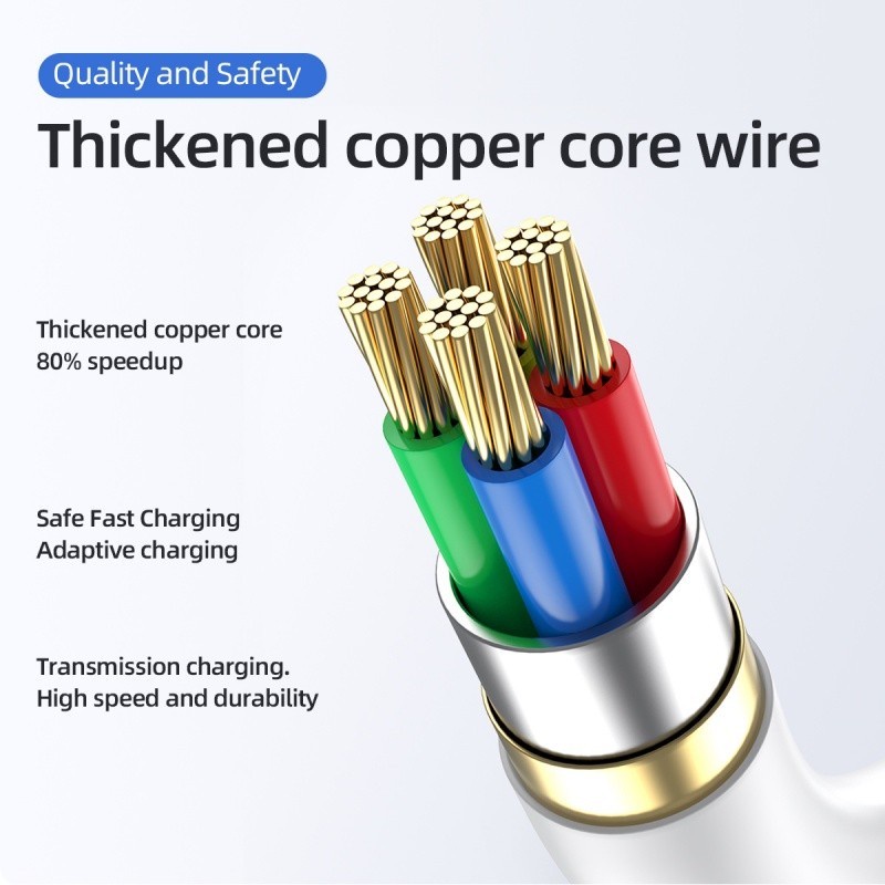 High Quality TPE Micro USB Cable Data 2A Fast Charing Kabel