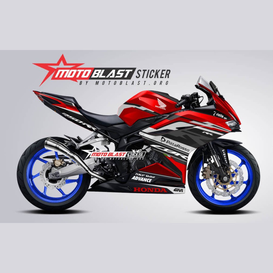 Decal Stiker Motor Full Body Motoblast Honda CBR250RR Livery RWB Sport