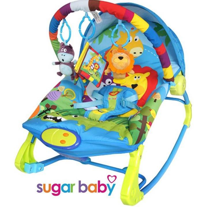 Sugar Baby 10in1 Premium Rocker Rainbow Forest