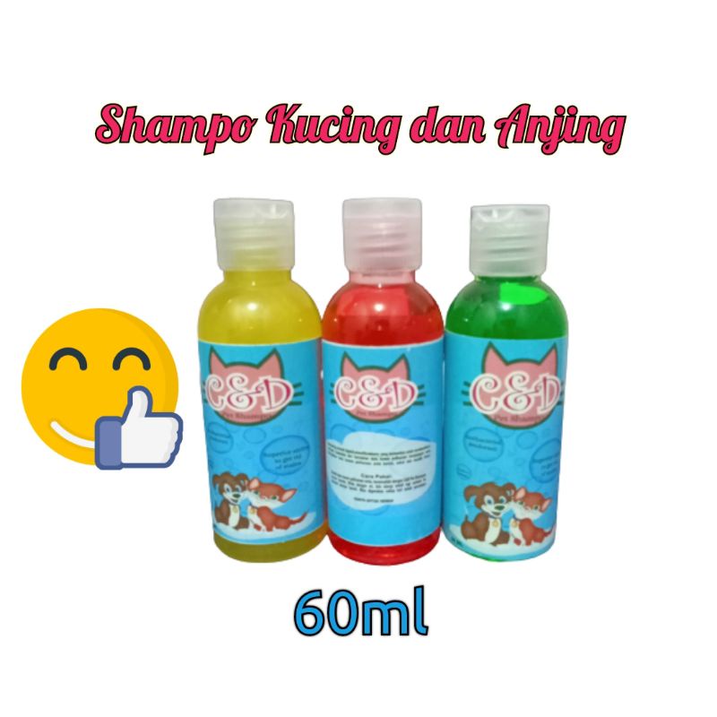 Shampo Mandi Kucing 60ml Shampo kucing grooming