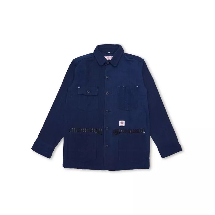 AGATE NAVY CHORE JACKET WABASH OVERDYED