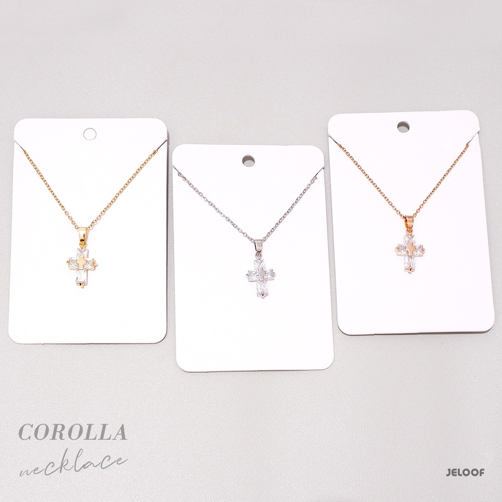Jeloof Kalung Corolla (Crystal Theme) | Kalung Wanita Kalung Fashion Kalung Fesyen