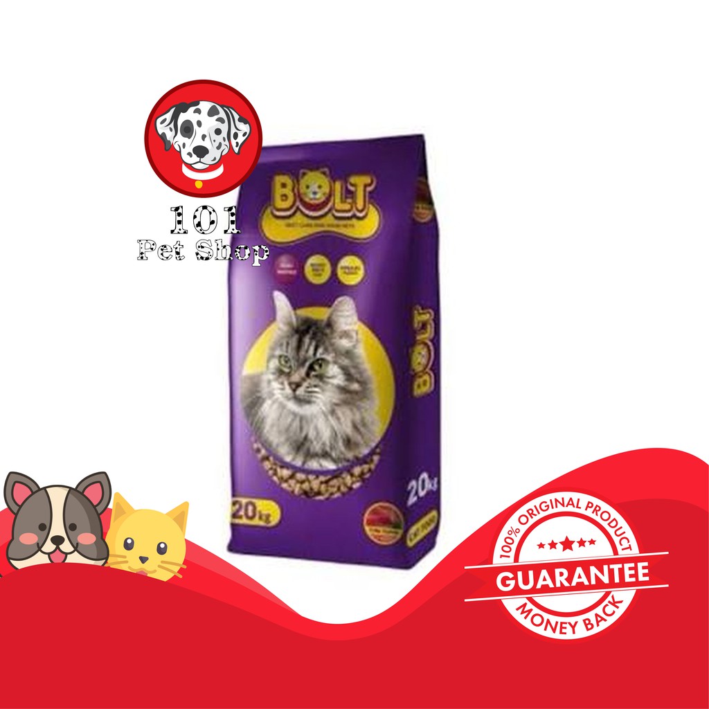 MAKANAN KUCING BOLT TUNA IKAN 20KG ( KHUSUS VIA EKSPEDISI )