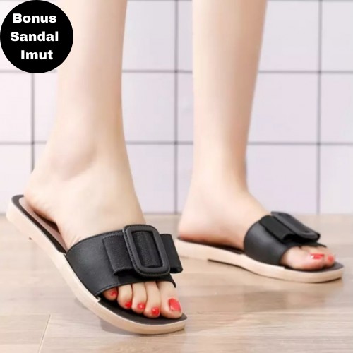 SANDAL SENDAL TEPLEK HM62 CASUAL / FORMAL WANITA CEWEK PEREMPUAN KEKINIAN TERBARU CASUAL SANTAI