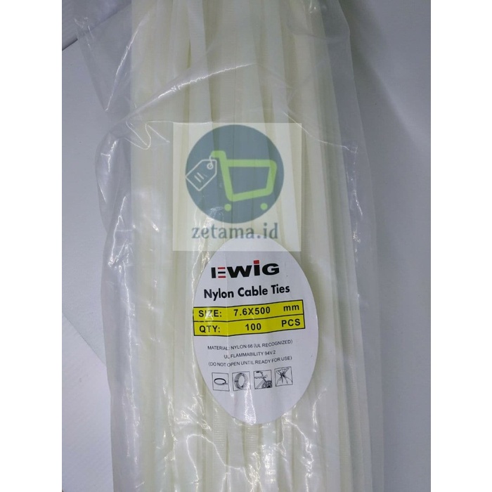 

READY KABEL TIES 50CM x 7.6 WARNA PUTIH - Putih TERMURAH