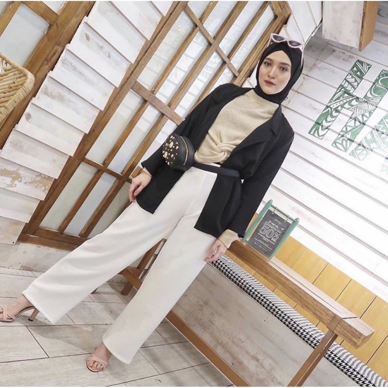 CHINAMI KULOT SCUBA PREMIUM POLOS HITS SELEBGRAM FASHION SYARIAH MUSLIMAH