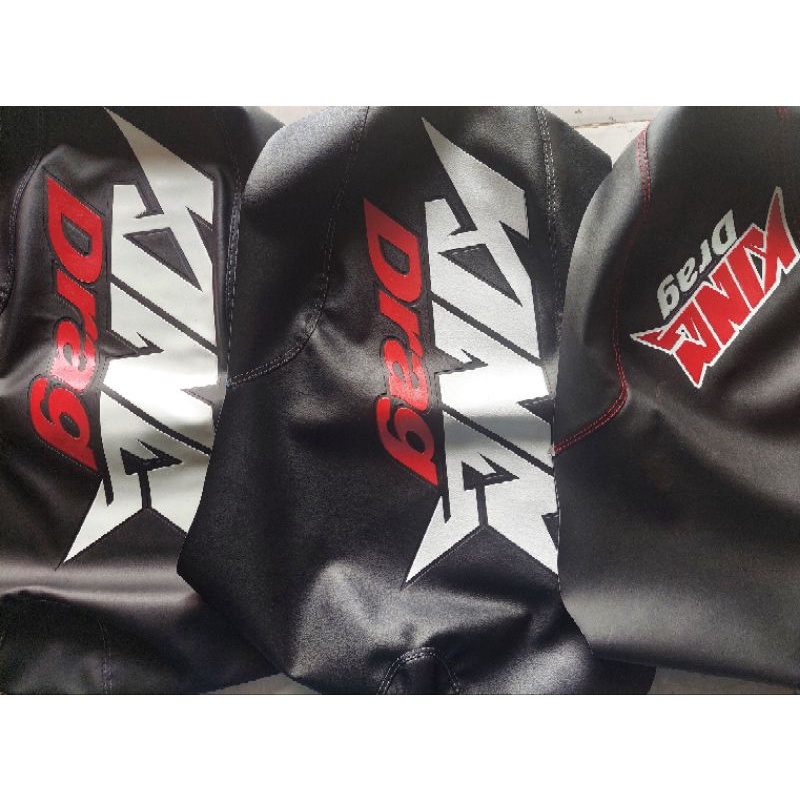 KULIT JOK GAMBAR [ KING DRAG ] / PASANG STAPLES / ALL TYPE SEPEDA MOTOR / BAHAN PREMIUM