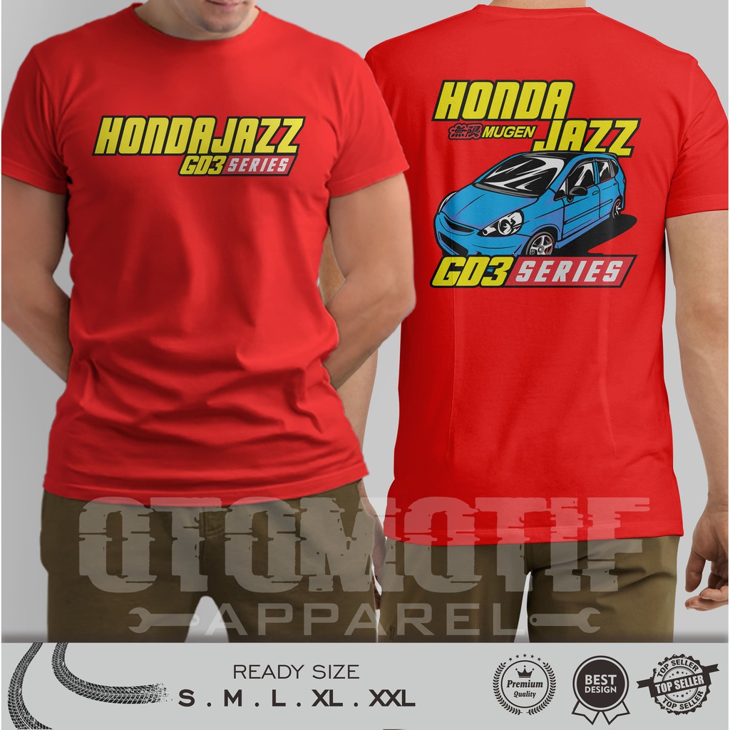 KAOS OTOMOTIF HONDA JAZZ GD3 SERI JDM