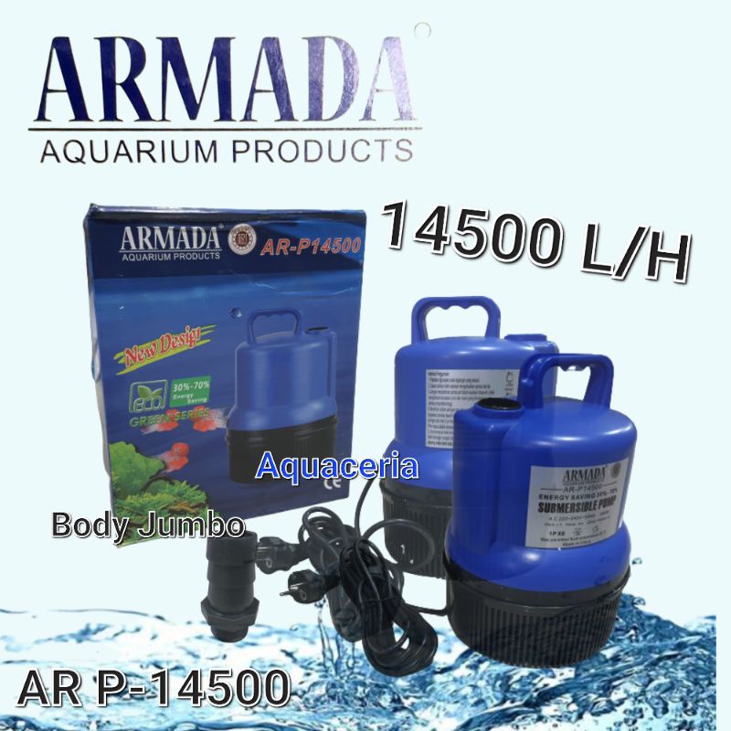 Mesin Pompa Kolam Jumbo ARMADA P 14500 Mesin Pompa filter kolam Air Mancur Air terjun Mini