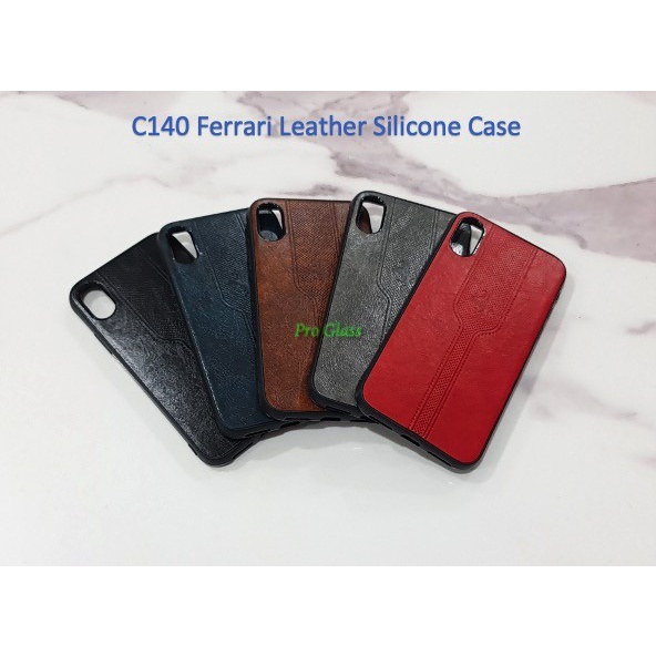 C140 Iphone X / X / XS / XS MAX / 11 / 11 PRO / 11 PRO MAX / 12 / 12 PRO / 12 PRO MAX / 13 / 13 PRO / 13 PRO MAX Ferrari Leather TPU Silicone Case