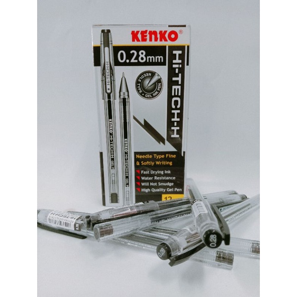 

bollpoin kenko Hi-Tech-h isi 12 pcs uk 0,28mm