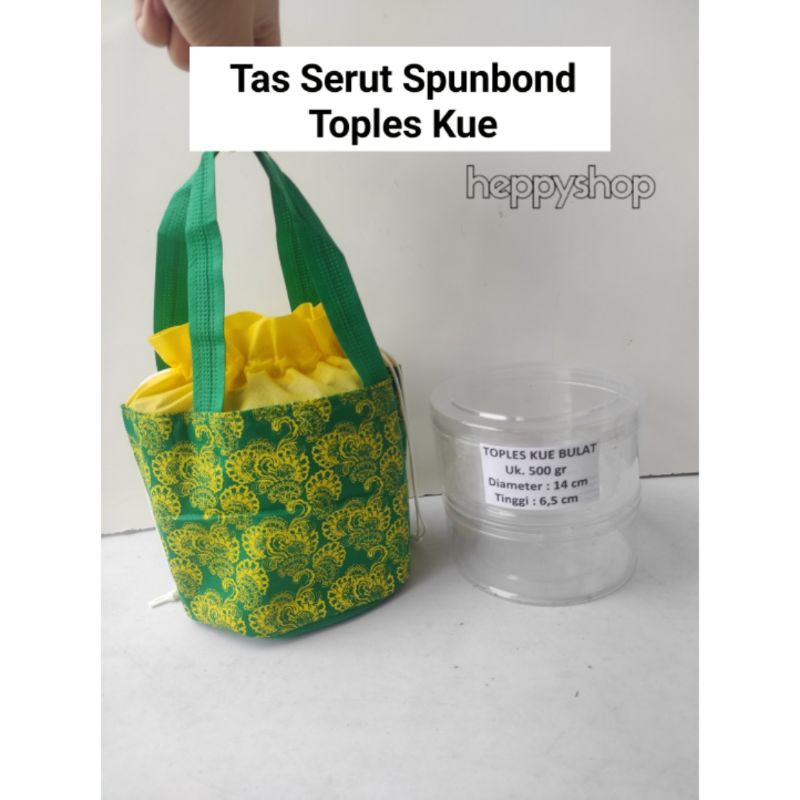 

Tas Serut Spunbond Toples Kue, Tas Kue Kering Serut