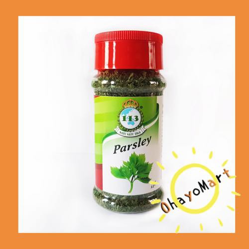 113 &quot;satu satu tiga&quot; Parsley / dry herb/ daun kering rempah - rempah